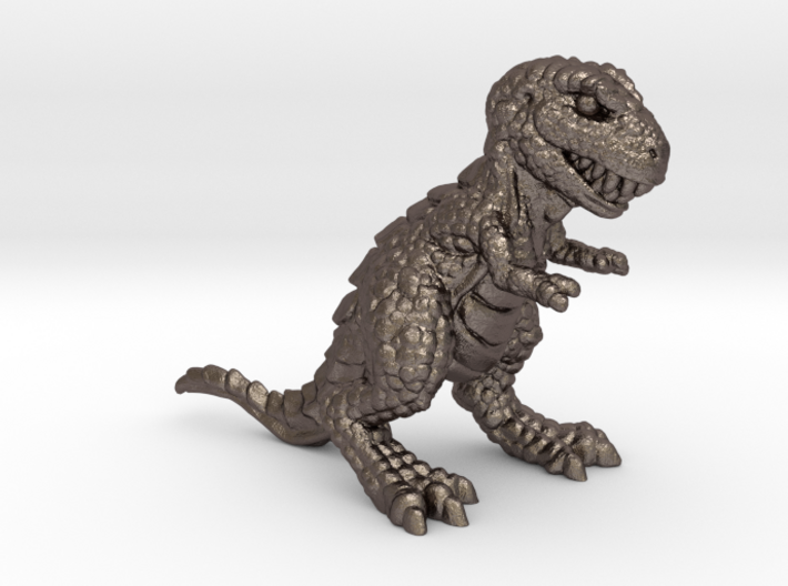 Retrosaur - Allosaurus, Plastic &amp; Metal 3d printed