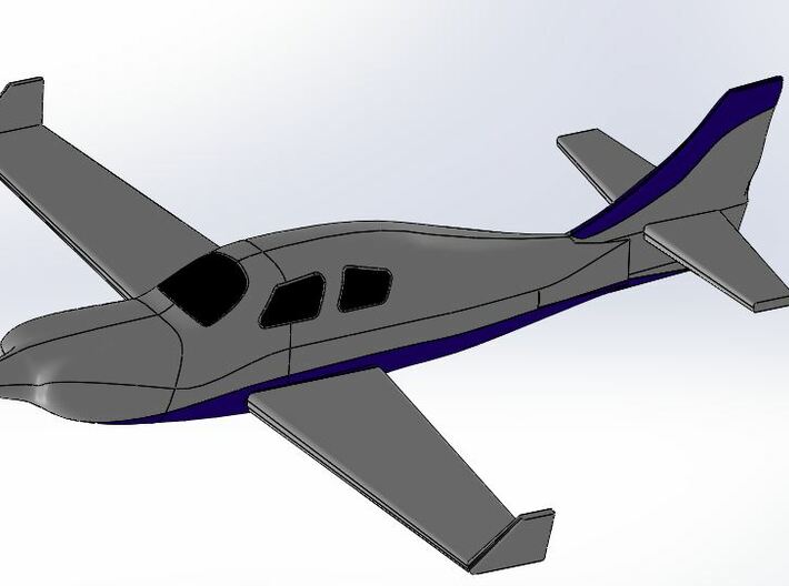 Lancair IV fuselage 3d printed 