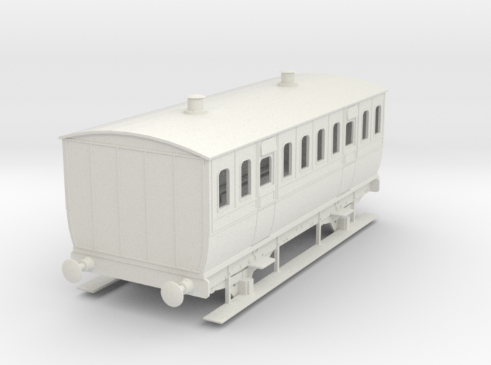0-32-mgwr-4w-3rd-class-coach 3d printed 