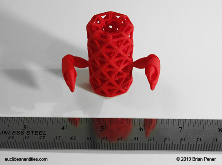 Tube-Crab 3d printed 