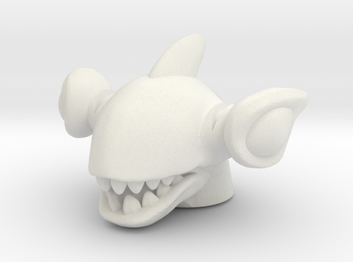 Shark Rulon Head (Multisize) 3d printed 
