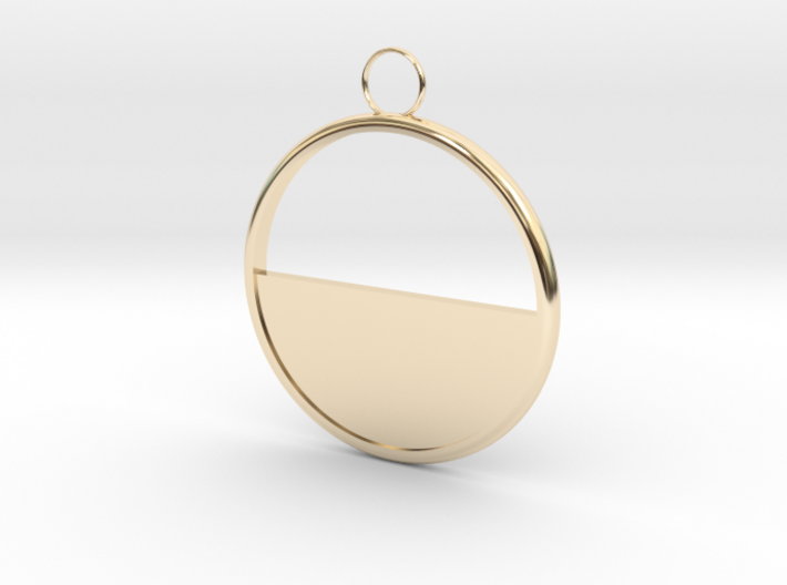 Round Earring 3d printed