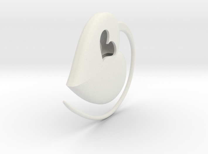 Hearts Earring 3d printed