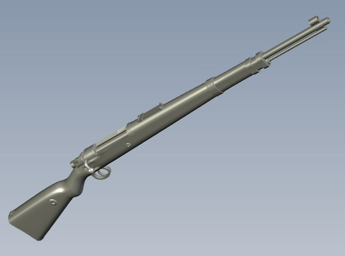 1/10 scale Mauser Karabiner K-98k Kurz rifles x 5 3d printed 