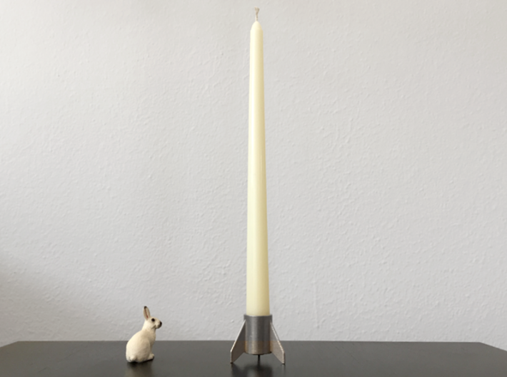 CRS-1, a candle holder 3d printed Real 3d Print with candle