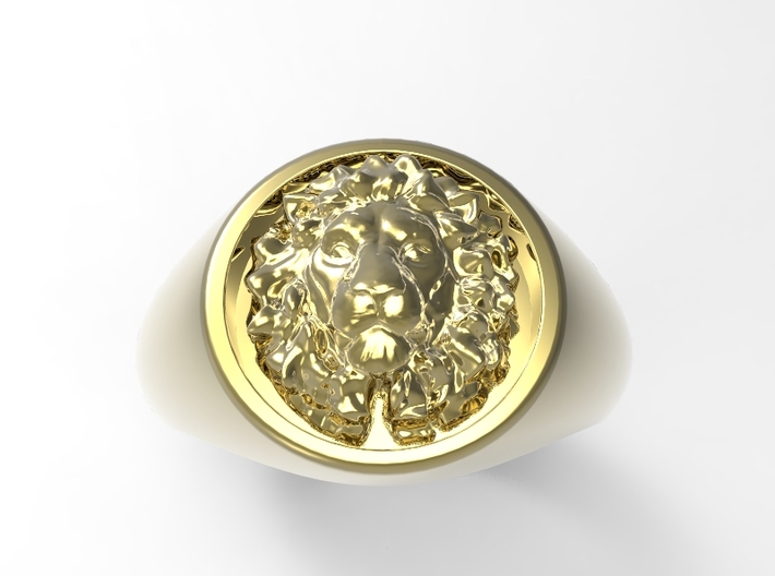Lion Ring   3d printed 