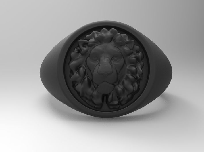 Lion Ring   3d printed 