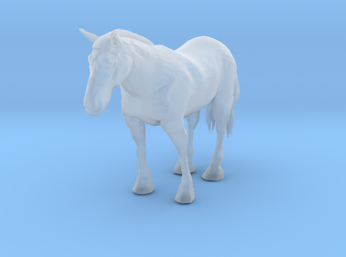 S Scale Clydesdale Horse 3d printed This is a render not a picture