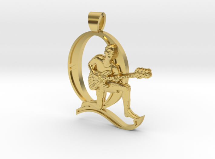 John Deacon, Bassist [pendant] 3d printed