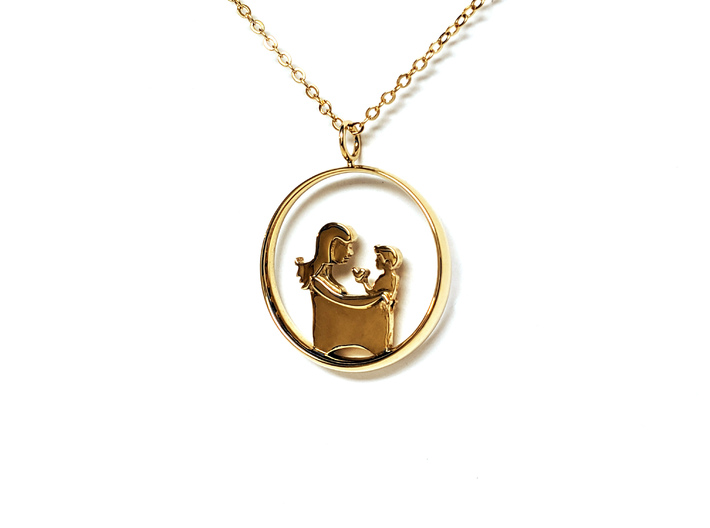 Mother &amp; Son Pendant 3 -Motherhood Collection 3d printed