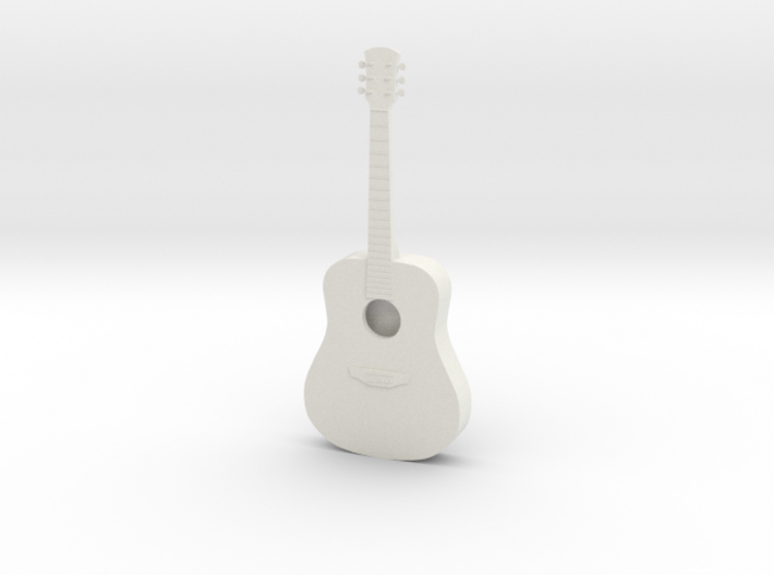 Dollhouse Acoustic Guitar 3d printed