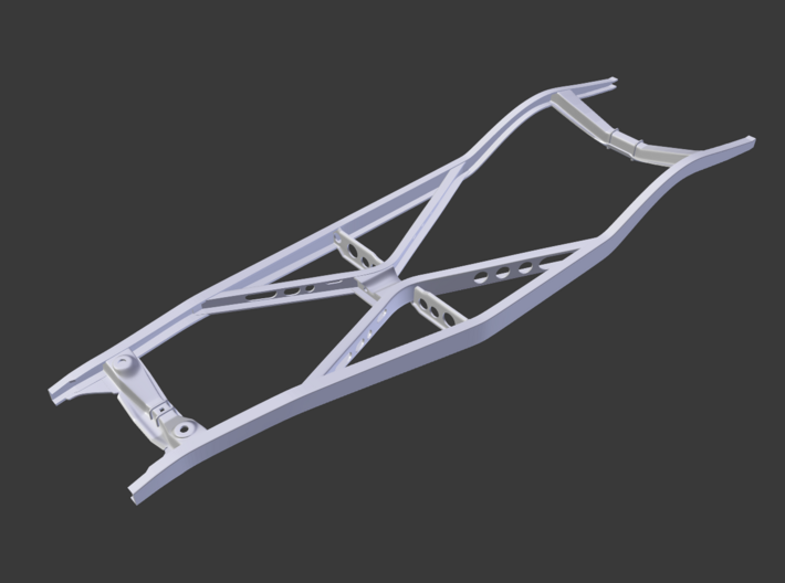 1935-41 Ford Frame (Multiple Scales) 3d printed
