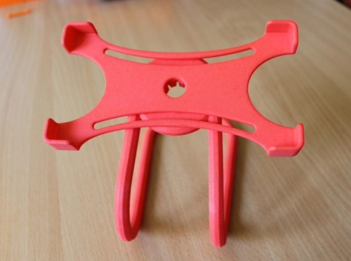 Rotary support for smartphones (example) 3d printed Horizontally without phone