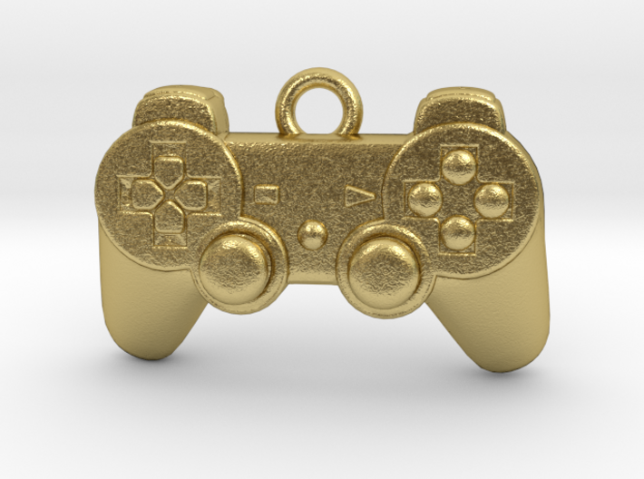 PlayStation Controller Pendant all materials gamer 3d printed