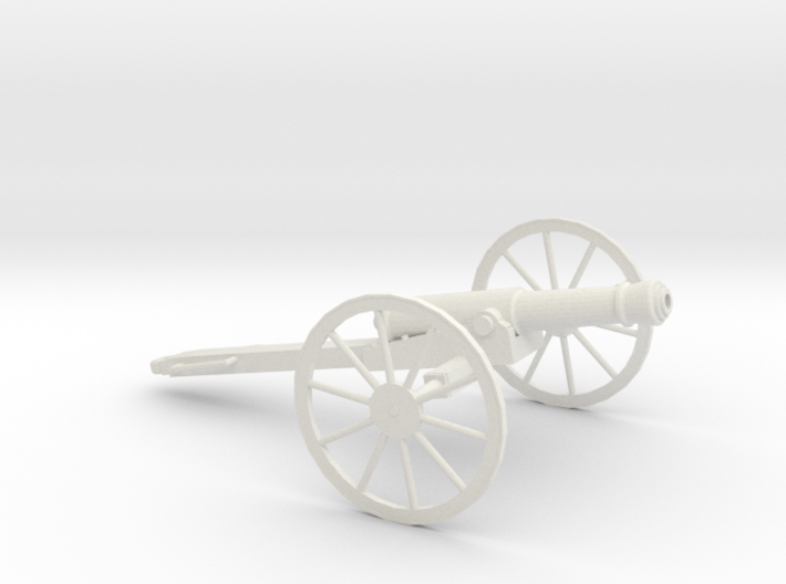 1/48 Scale American Civil War Cannon 10-Pounder 3d printed