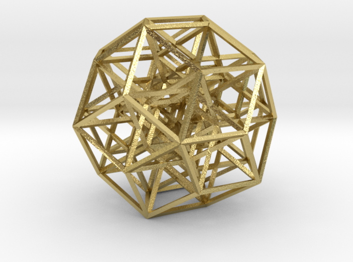 6-cube projected into 3D - square struts 3d printed