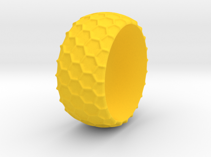 Beehive Ring 3d printed