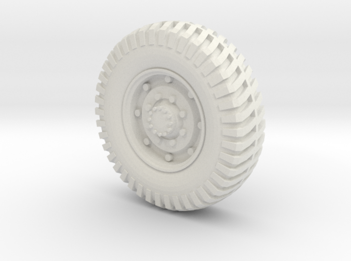 Humber Armored Car Tire 1:24 Scale 3d printed