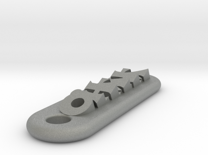 OIHANA Personalized keychain embossed letters 3d printed