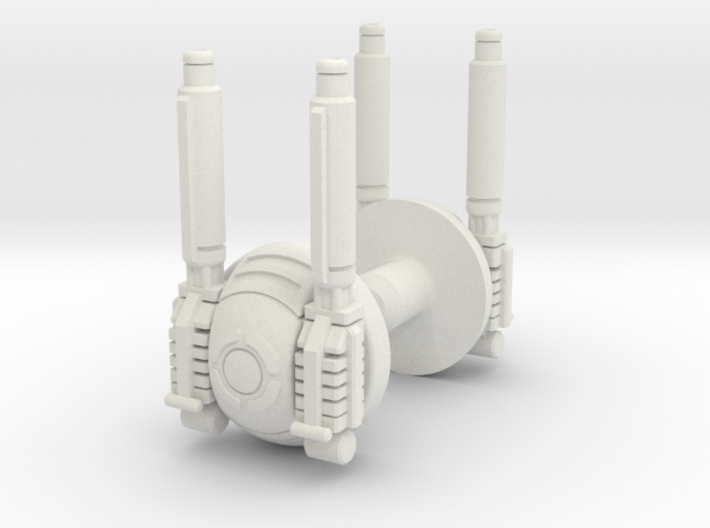 Astro Megaship Cannons 3d printed 