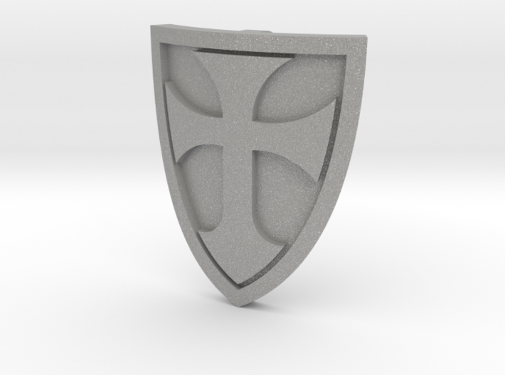 Cross Shield Curved 20MM 3d printed