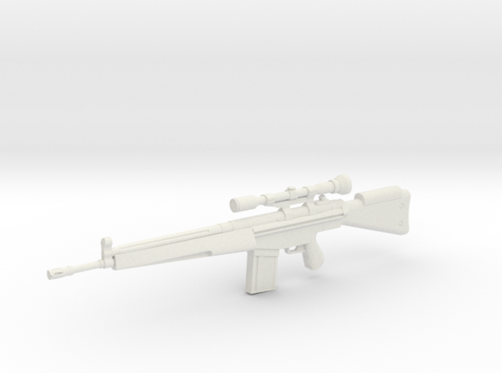 1:6 Miniature Heckler &amp; Koch G3 Rifle 3d printed