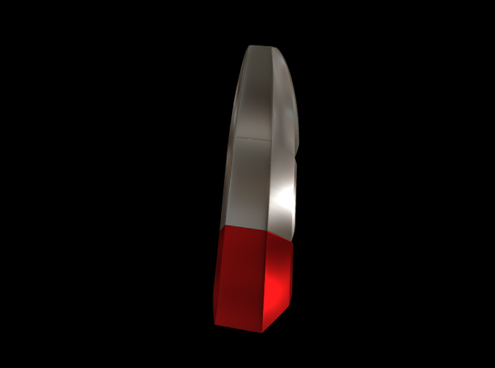 Iron Man Steel Pointer/Ring Finger (Joint 1) 3d printed CG Render (What's highlighted Red will be printed)