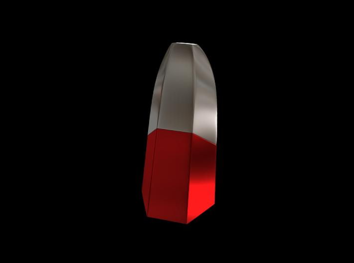 Iron Man Steel Thumb Finger (Joint 1) 3d printed CG Render (What's highlighted Red will be printed)