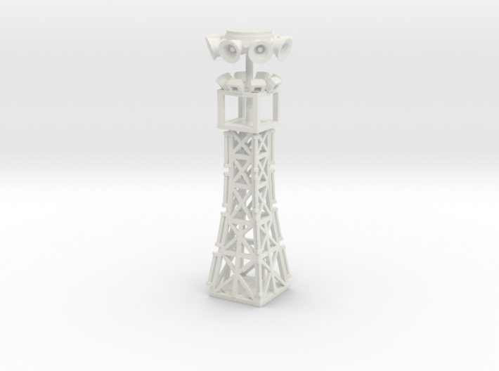 35 foot light tower n scale 3d printed 