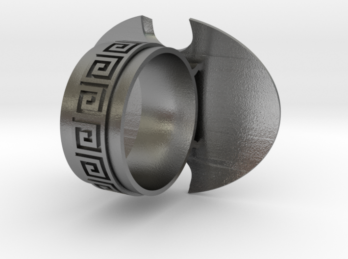 Alpha Ring 3d printed