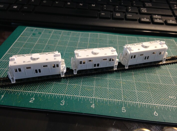 Boxcab Electric Diesel GE 289A Z scale 3d printed Box cab Engine Zscale
