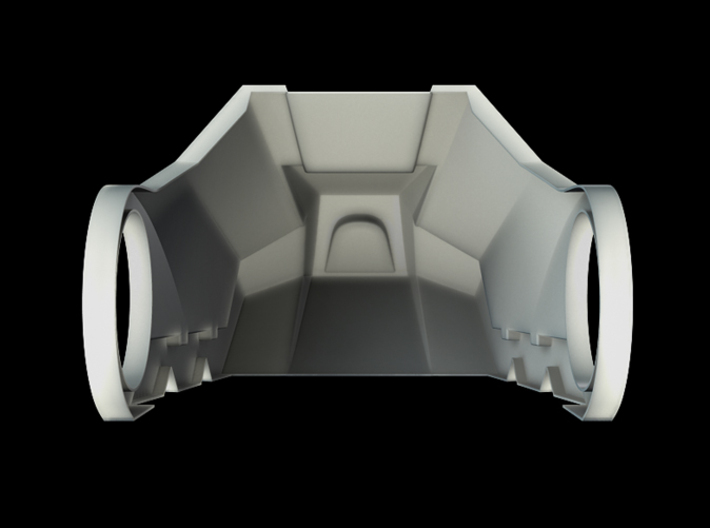 Iron Man Boot (Toe NO sole) Part 2 of 4 3d printed CG Render (Interior)