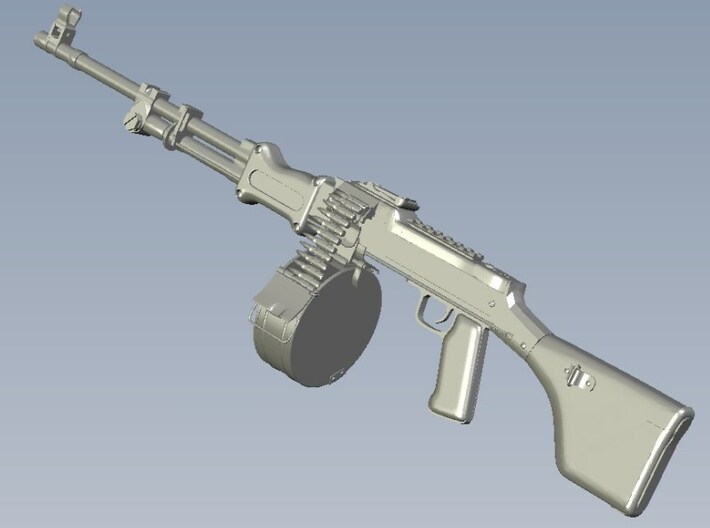1/16 scale RPD Soviet machineguns x 5 3d printed 