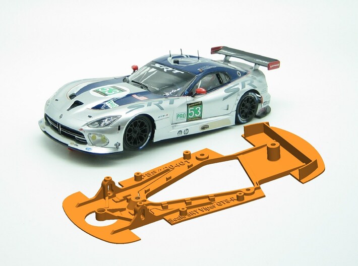 PSSA00401 Chassis for Scaleauto SRT Viper GTS-R 3d printed 