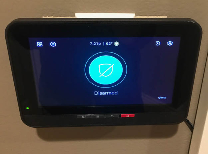 Xfinity Security Touchscreen Wall Mount 3d printed 