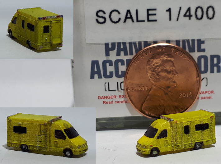 Ambulance Sprintr 3d printed 