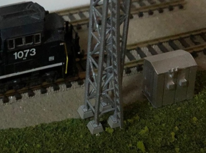 N Scale 2x Relay Shed 2 3d printed