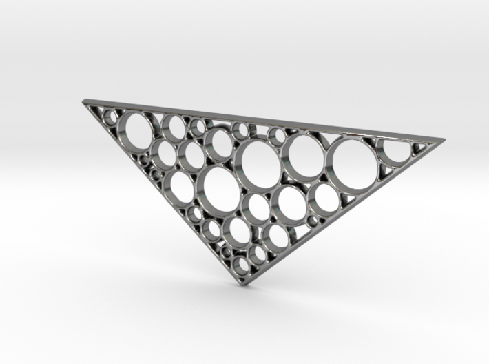 Triangular Statement Pendant 3d printed