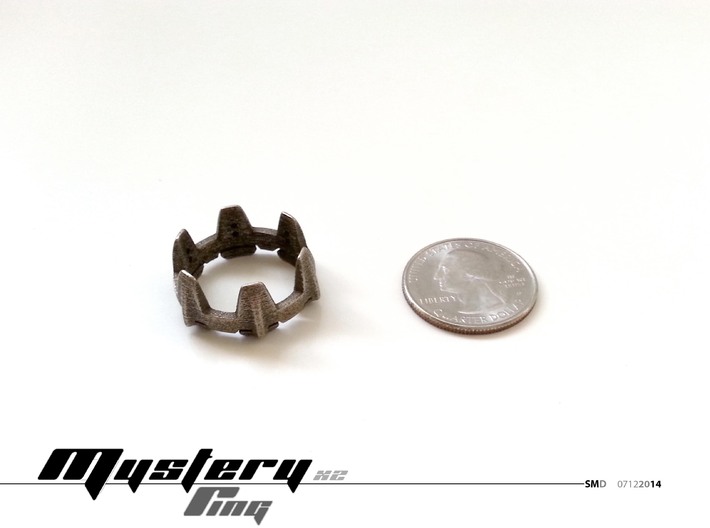 Mystery Ring (Large, 22 mm opening) 3d printed 
