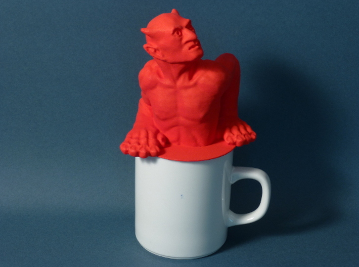 The Standard Coffee Mug Devil 3d printed Standard Coffee Mug Devil ornamental figure