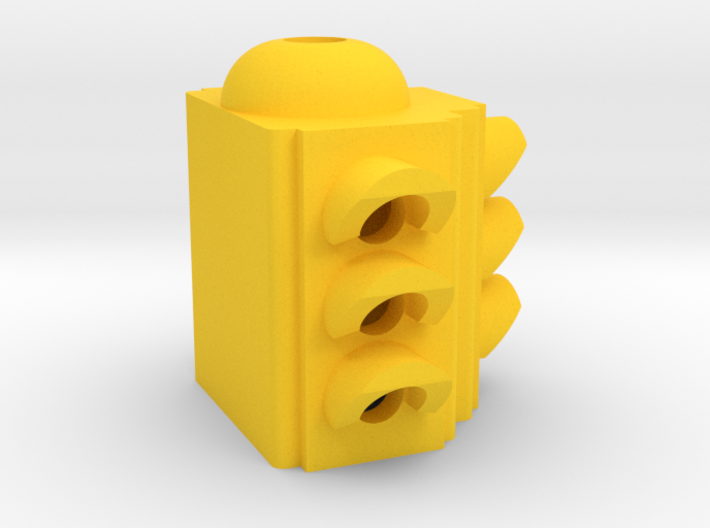 Traffic Light 3 Way Body 48:1 Scale 3d printed