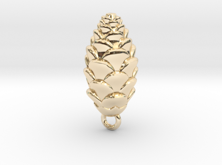 Pine Cone Pendant 3d printed