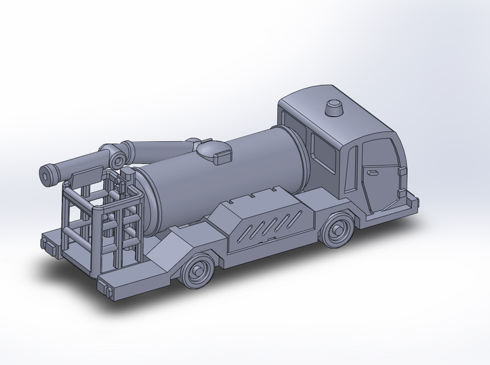 Lavatory Truck ver2 3d printed 