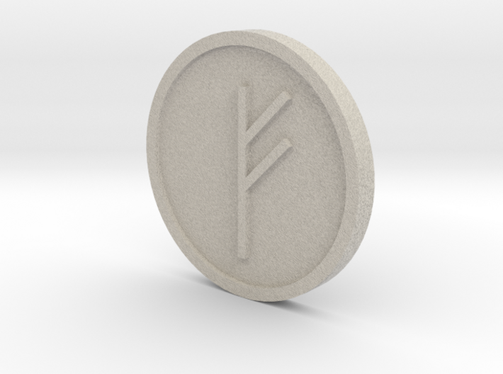 Feoh Coin (Anglo Saxon) 3d printed