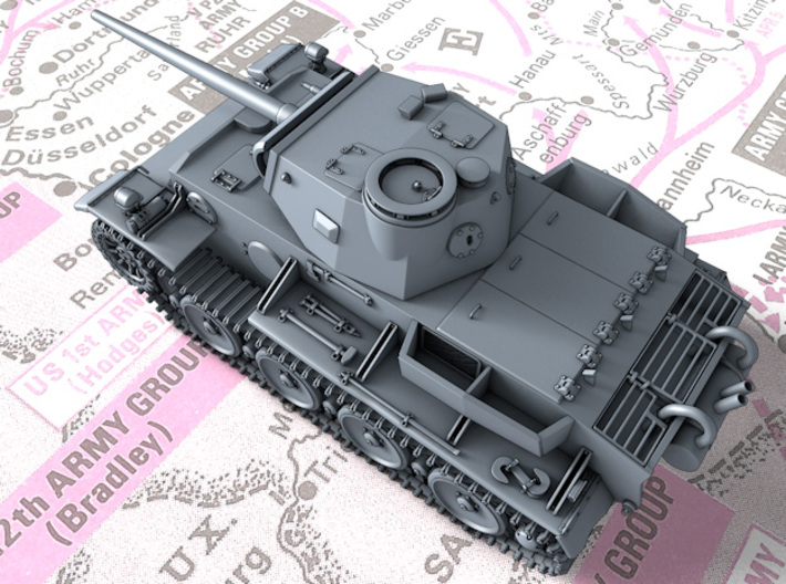 1/56 Pz.Kpfw VI VK36.01 (H) Gerät 725 Tank x1 3d printed 3d render showing product detail