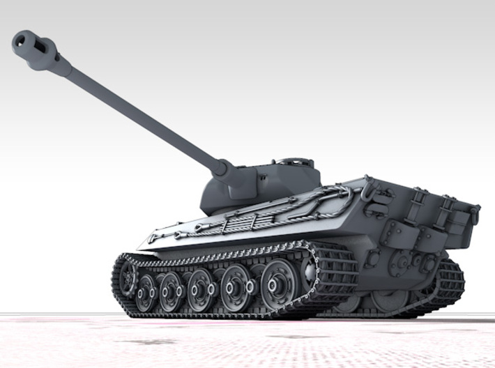 1/72 German VK 45.03 (H) Heavy Tank 3d printed 3d render showing product detail