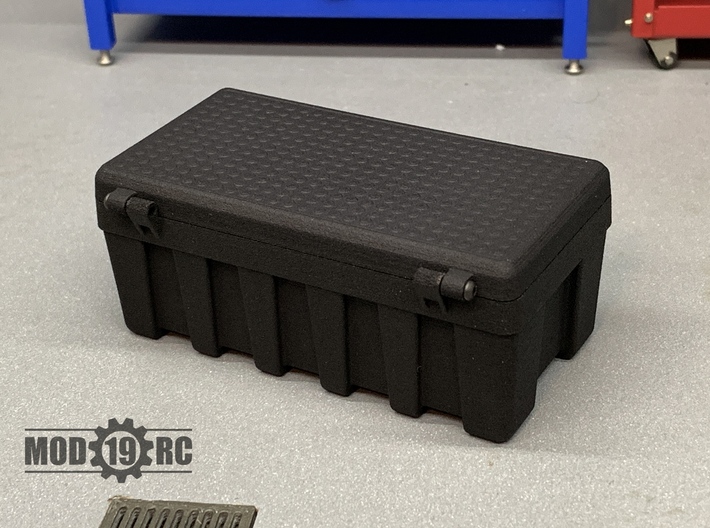 Tuff Box Base (Half Depth) 3d printed Shown with Lid (Purchased Separately)