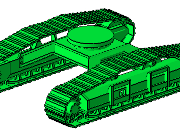 1/50th Forestry Undercarriage for Heavy Equipment 3d printed 