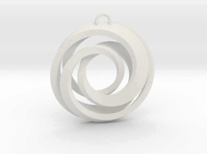 Geometrical pendant no.22 3d printed