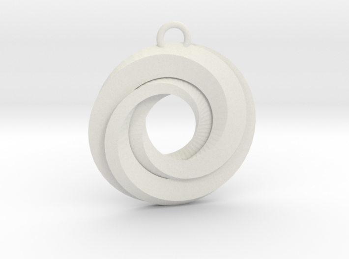 Geometrical pendant no.21 3d printed